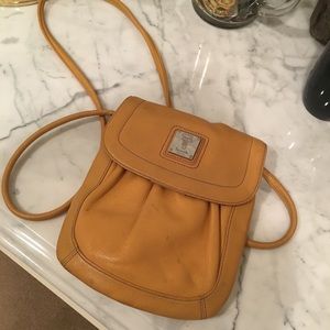 Tignanello leather mustard bag